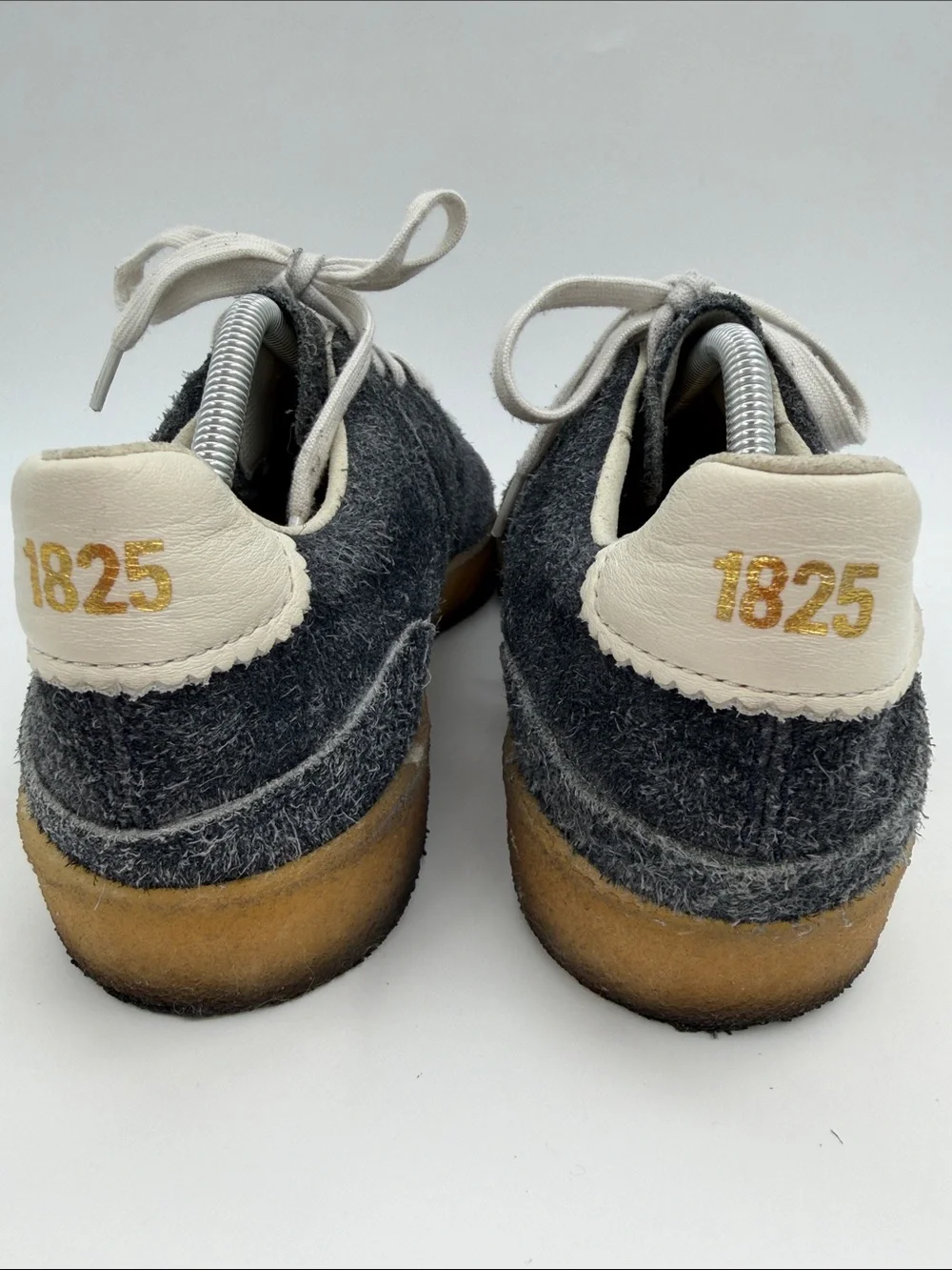Clarks 1825 Tormatch Light Navy Shaggy Suede Casual Shoes 26162048 Mens Size 10
